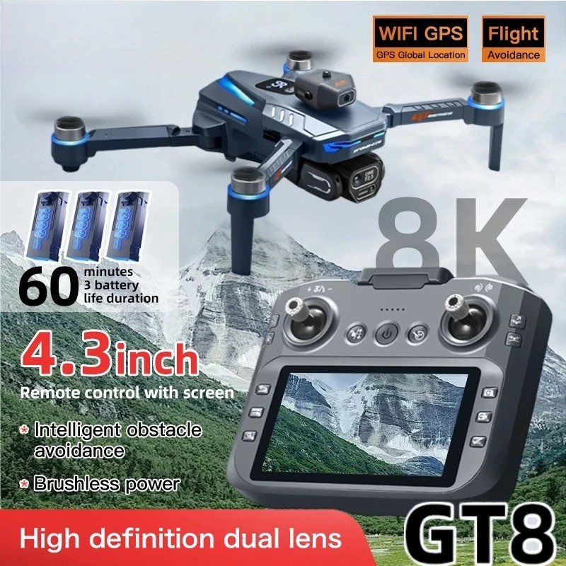 Original GT8 Drone 8K Professi - Drone Rc Folding recension och pris