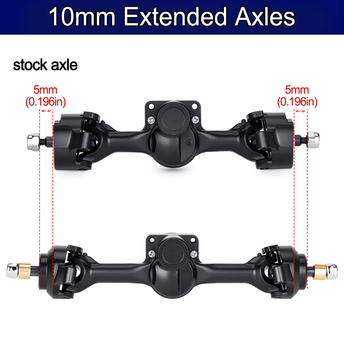 Aluminum Alloy Complete Front  - Rc Crawler Axle Parts recension och pris