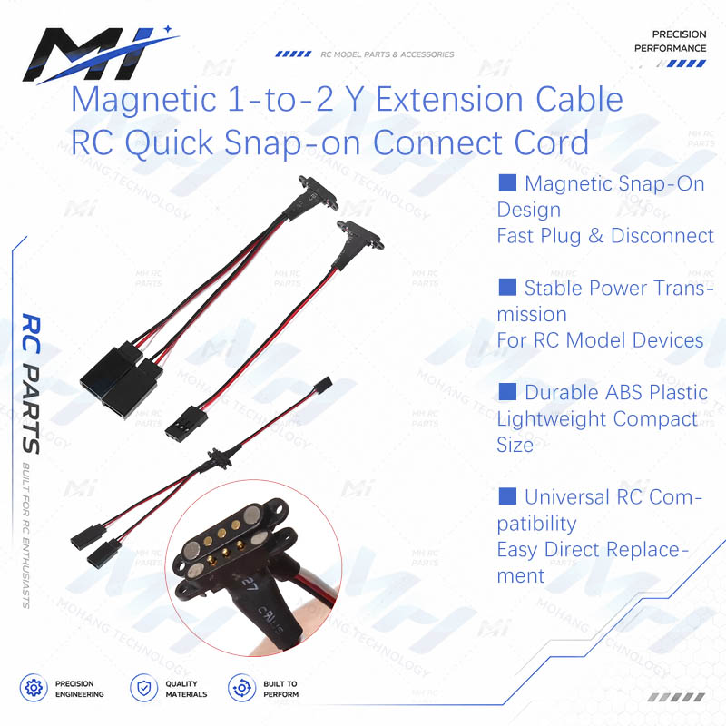 Magnetic 1-to-2 Y Extension Ca - Drone Rc Controller recension och pris